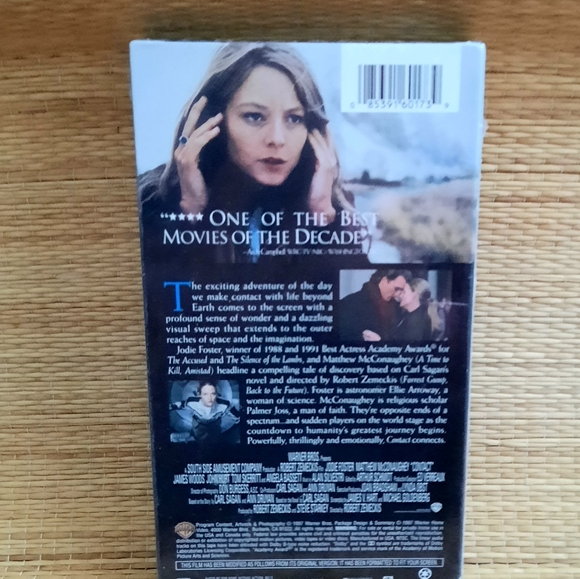 Contact- Jodie Foster, VHS CASSETTE TAPE-NEW - Picture 2 of 5